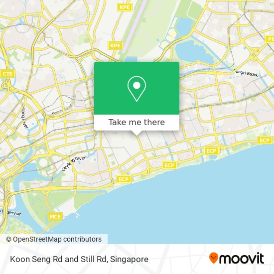 Koon Seng Rd and Still Rd map