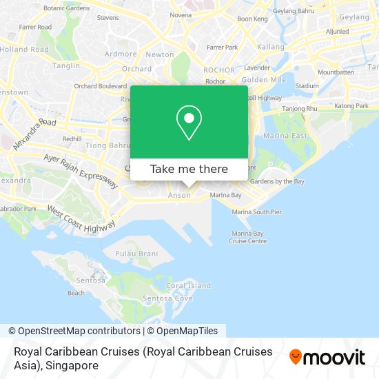 Royal Caribbean Cruises map