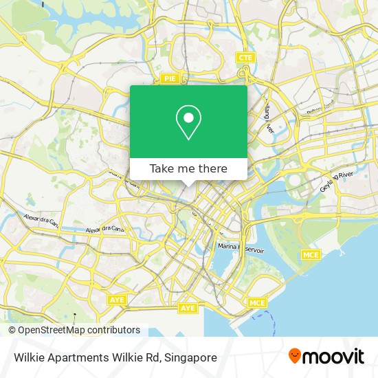 Wilkie Apartments Wilkie Rd地图