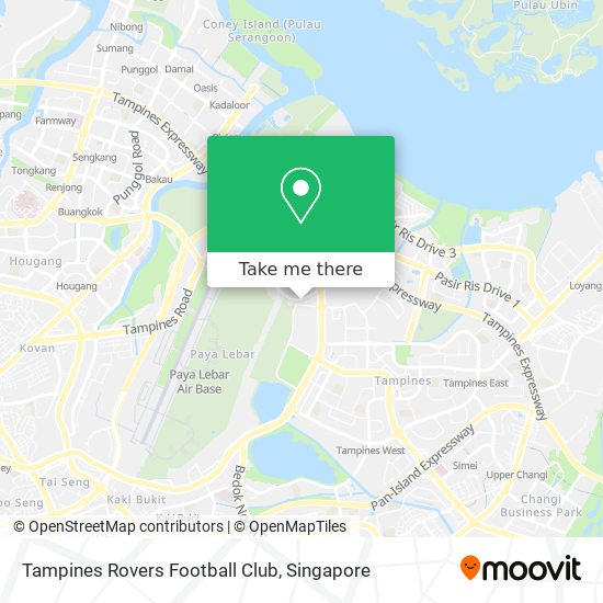 Tampines Rovers Football Club map