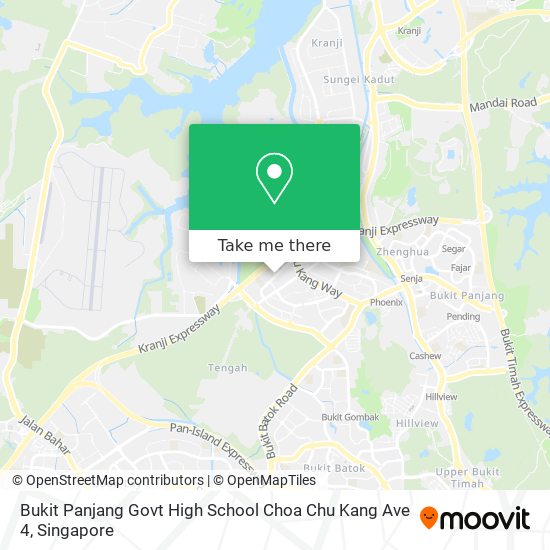 Bukit Panjang Govt High School Choa Chu Kang Ave 4地图