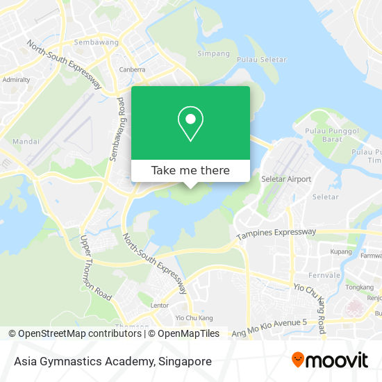 Asia Gymnastics Academy map