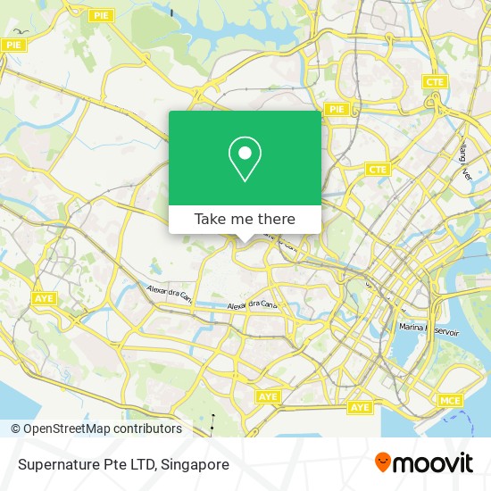 Supernature Pte LTD map