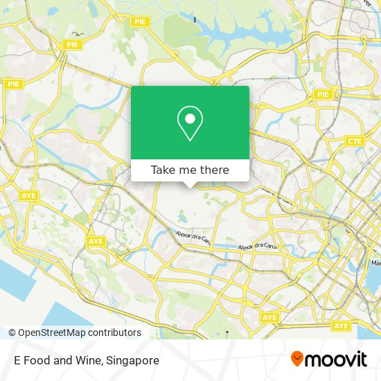 E Food and Wine map