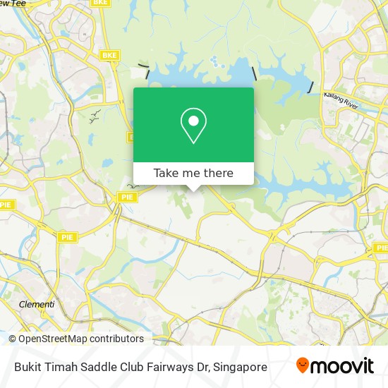 Bukit Timah Saddle Club Fairways Dr map