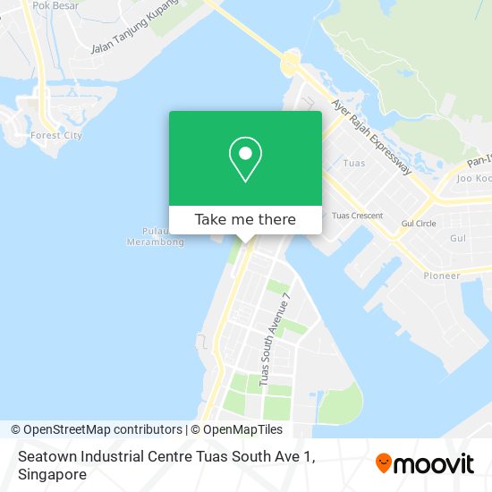 Seatown Industrial Centre Tuas South Ave 1 map