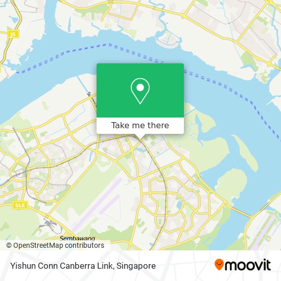 Yishun Conn Canberra Link map