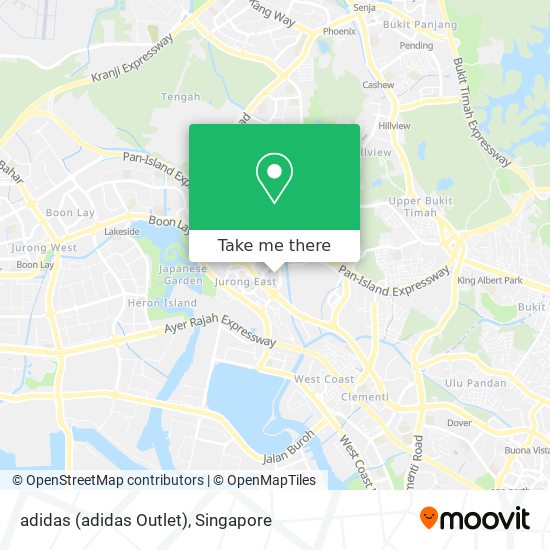 adidas (adidas Outlet) map