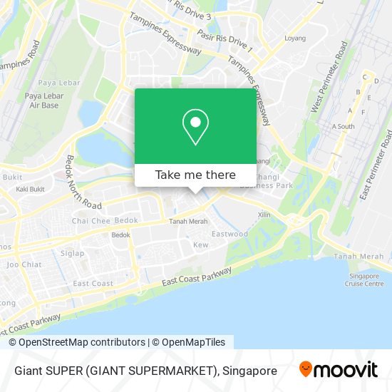 Giant SUPER (GIANT SUPERMARKET) map