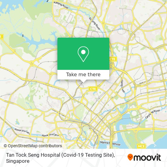 Tan Tock Seng Hospital (Covid-19 Testing Site) map