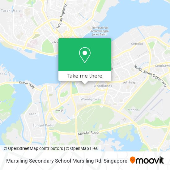 Marsiling Secondary School Marsiling Rd地图