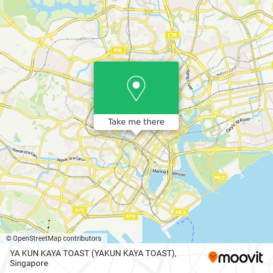 YA KUN KAYA TOAST (YAKUN KAYA TOAST) map