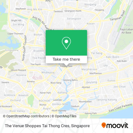 The Venue Shoppes Tai Thong Cres map