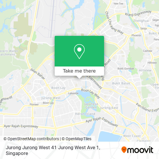 Jurong Jurong West 41 Jurong West Ave 1 map