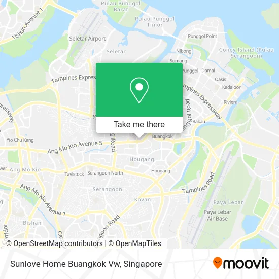 Sunlove Home Buangkok Vw map