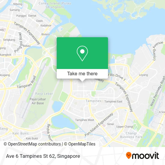 Ave 6 Tampines St 62地图