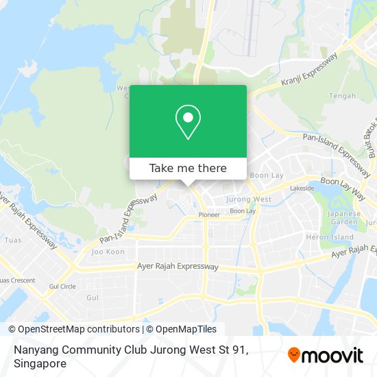 Nanyang Community Club Jurong West St 91地图
