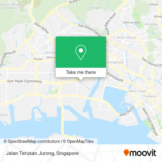 Jalan Terusan Jurong map