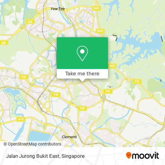 Jalan Jurong Bukit East地图
