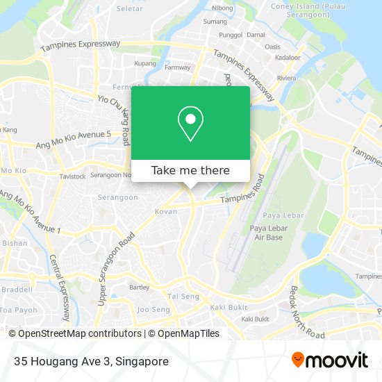 35 Hougang Ave 3 map