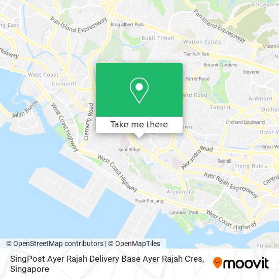 SingPost Ayer Rajah Delivery Base Ayer Rajah Cres地图