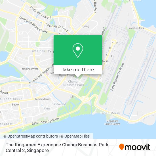 The Kingsmen Experience Changi Business Park Central 2 map