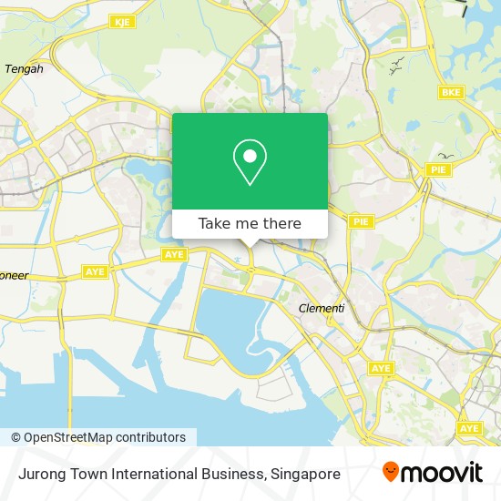 Jurong Town International Business map