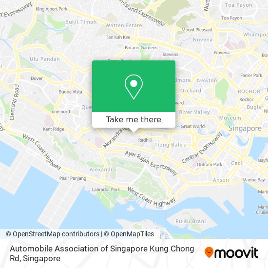 Automobile Association of Singapore Kung Chong Rd地图