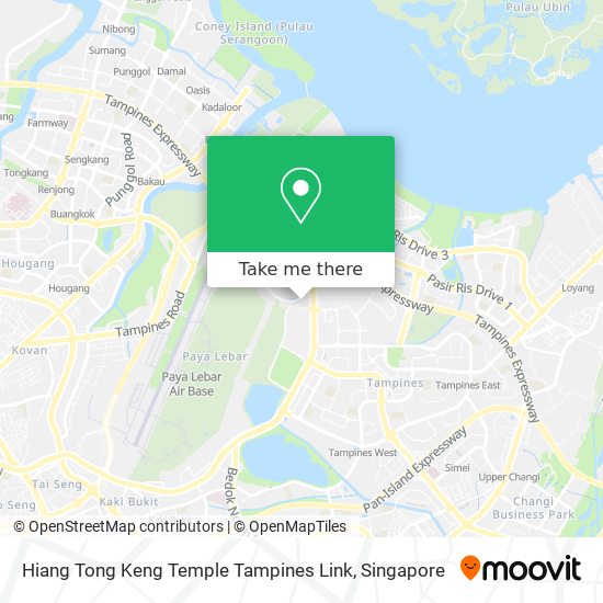 Hiang Tong Keng Temple Tampines Link map