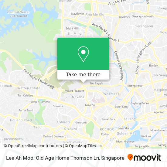 Lee Ah Mooi Old Age Home Thomson Ln map