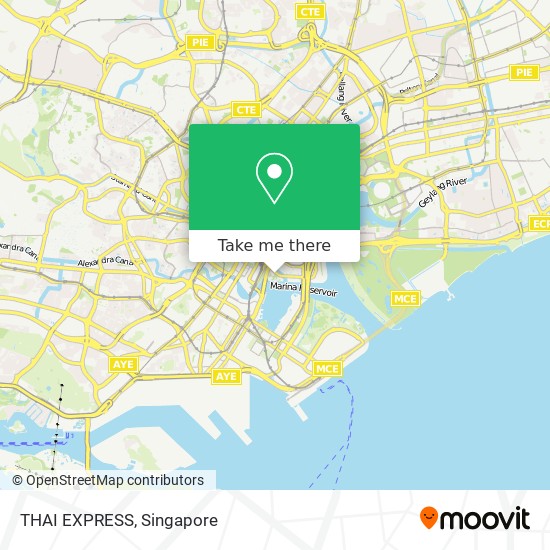 THAI EXPRESS map