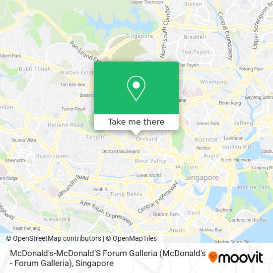 McDonald's-McDonald’S Forum Galleria map