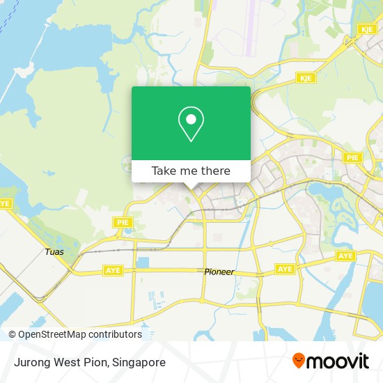 Jurong West Pion地图