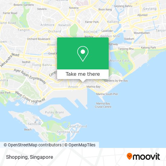 Shopping map