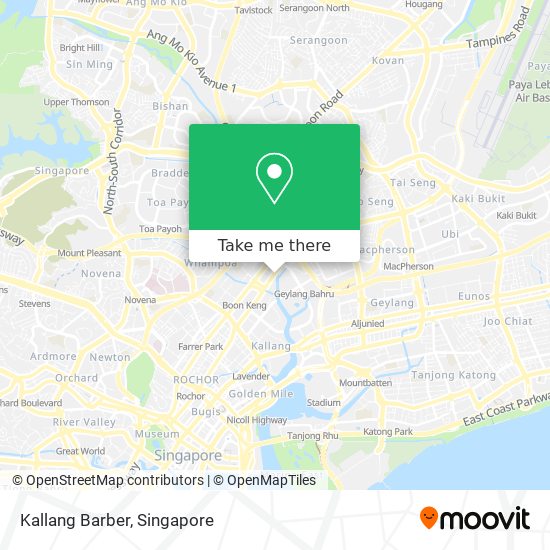 Kallang Barber map