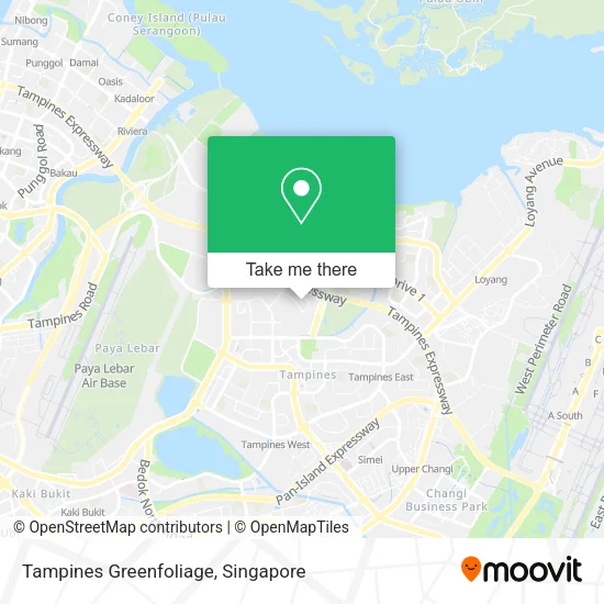 Tampines Greenfoliage地图