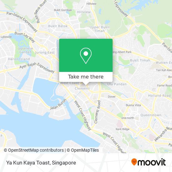 Ya Kun Kaya Toast map