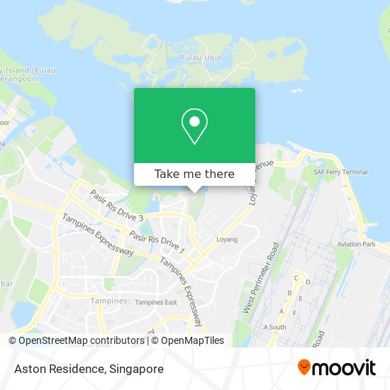Aston Residence map
