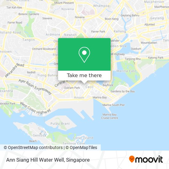 Ann Siang Hill Water Well map