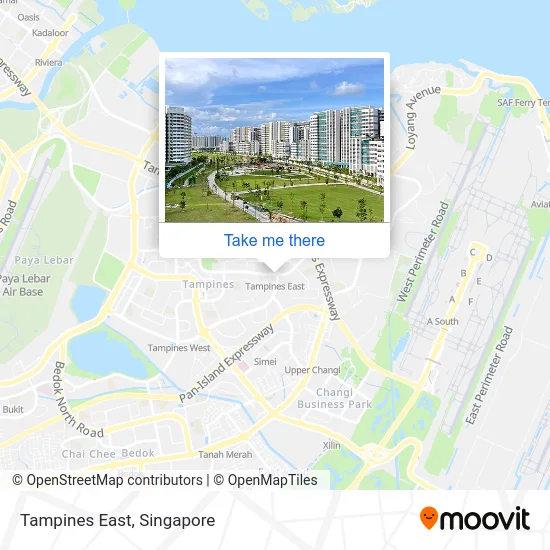 Tampines East地图