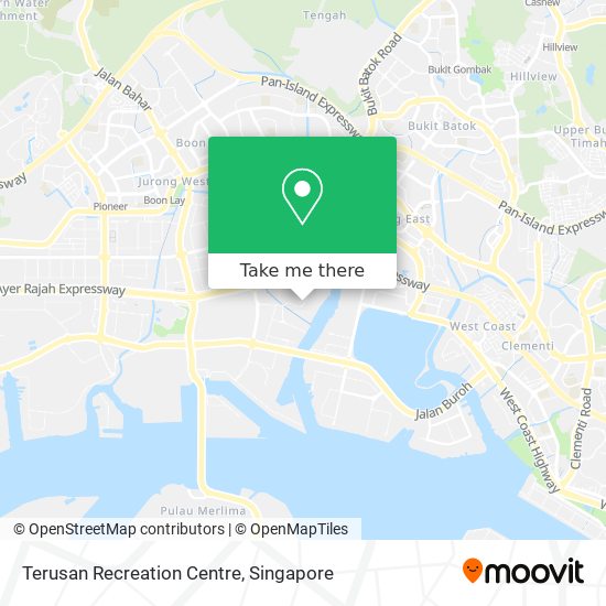 Terusan Recreation Centre map