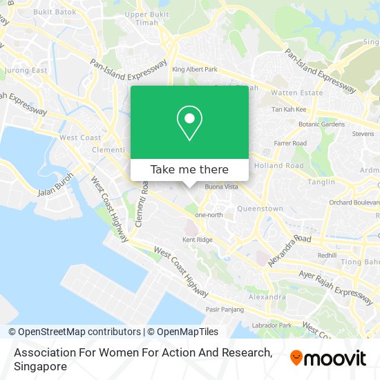 Association For Women For Action And Research map