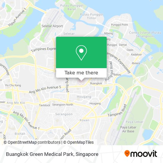 Buangkok Green Medical Park map