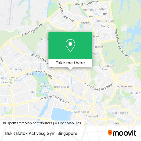Bukit Batok Activesg Gym map
