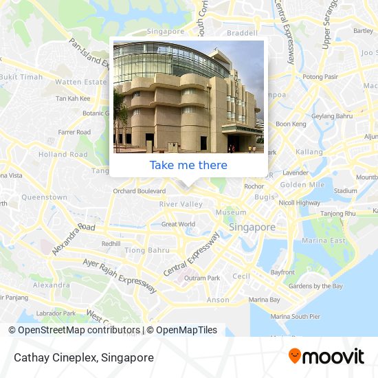 Cathay Cineplex map