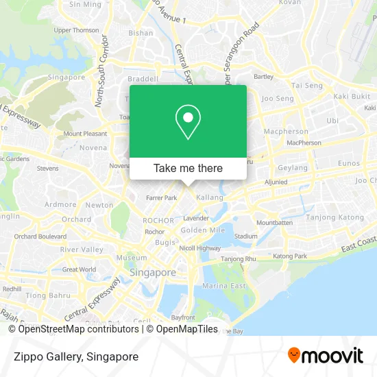 Zippo Gallery map