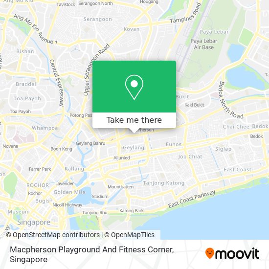 Macpherson Playground And Fitness Corner map