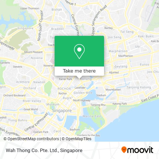 Wah Thong Co. Pte. Ltd.地图