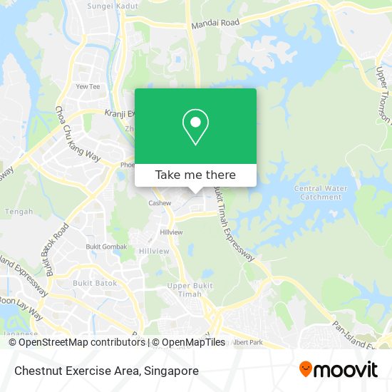 Chestnut Exercise Area map