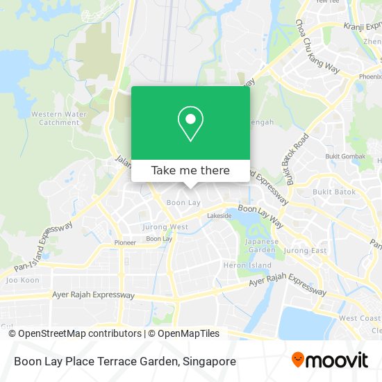 Boon Lay Place Terrace Garden map